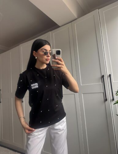Mıu Mıu Siyah T shirt